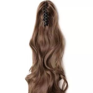 Luxurious Brown Hair Extensions Clip in Ponytail Hair Extension 
18” length(6)